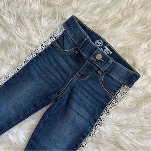 Wonder Nation - Side Lace Denim Jeggings